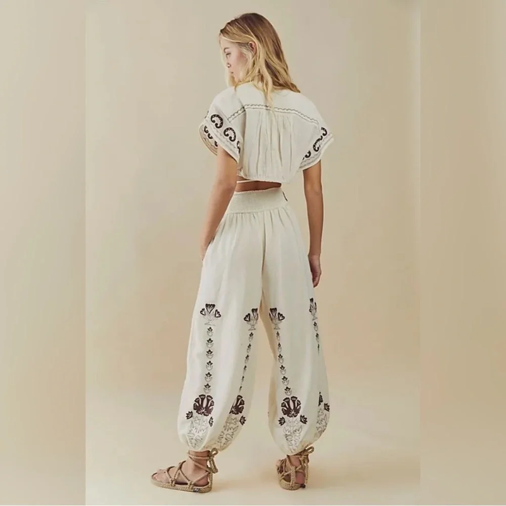 Free people Kai Embroidered Set Size M - Picture 3 of 8